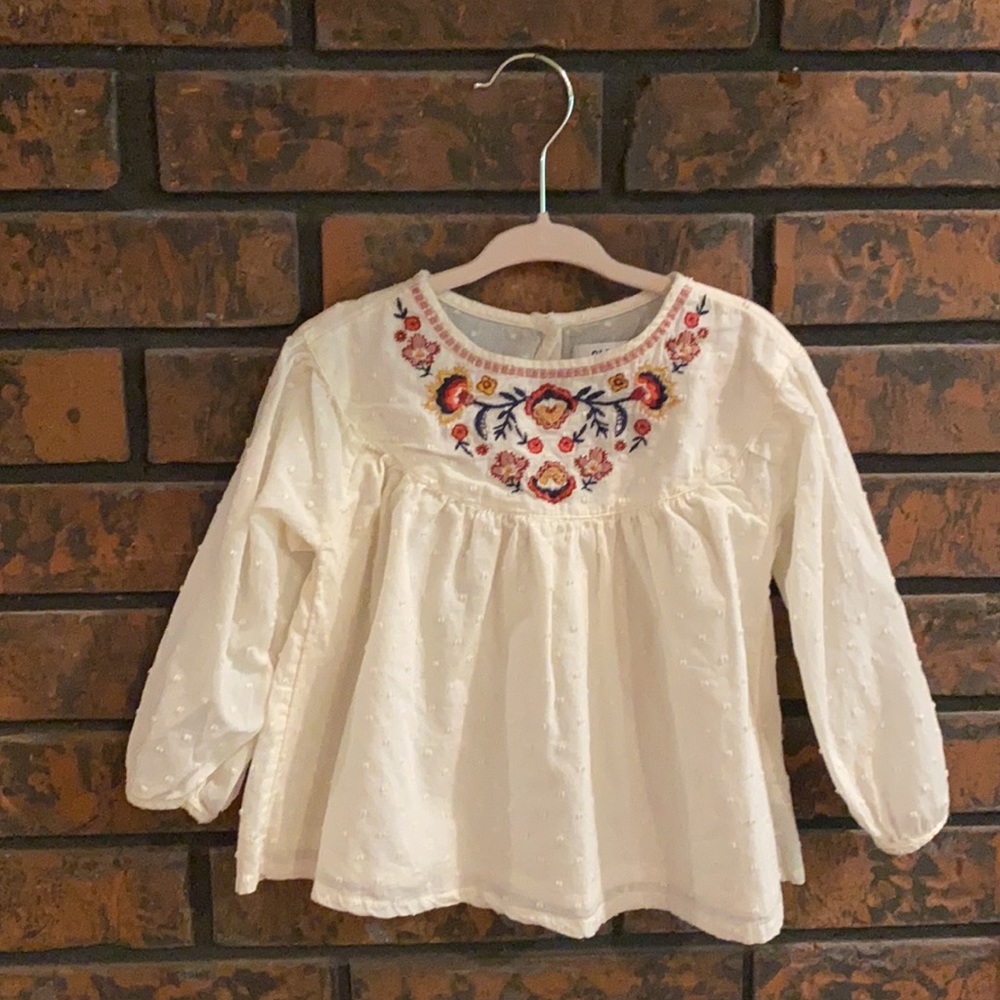 Bundle of Toddler Girl Boho Blouses.
